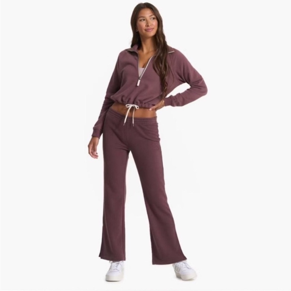 New Vuori Sedona Wideleg Sweatpant in Chestnut - Picture 7 of 10